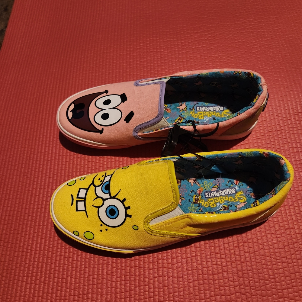 SpongeBob Slip-On Shoes - Yellow and Pink